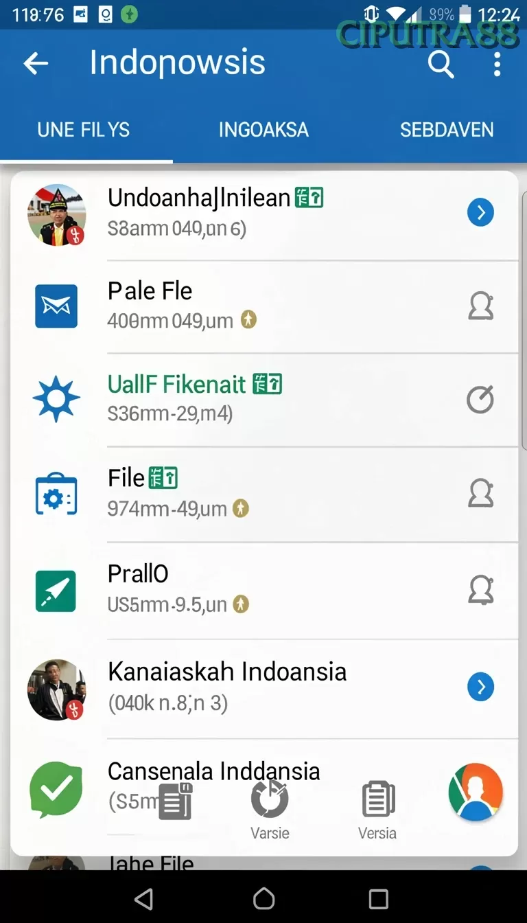 Cuplikan layar PESGSLOT — pengaturan akun