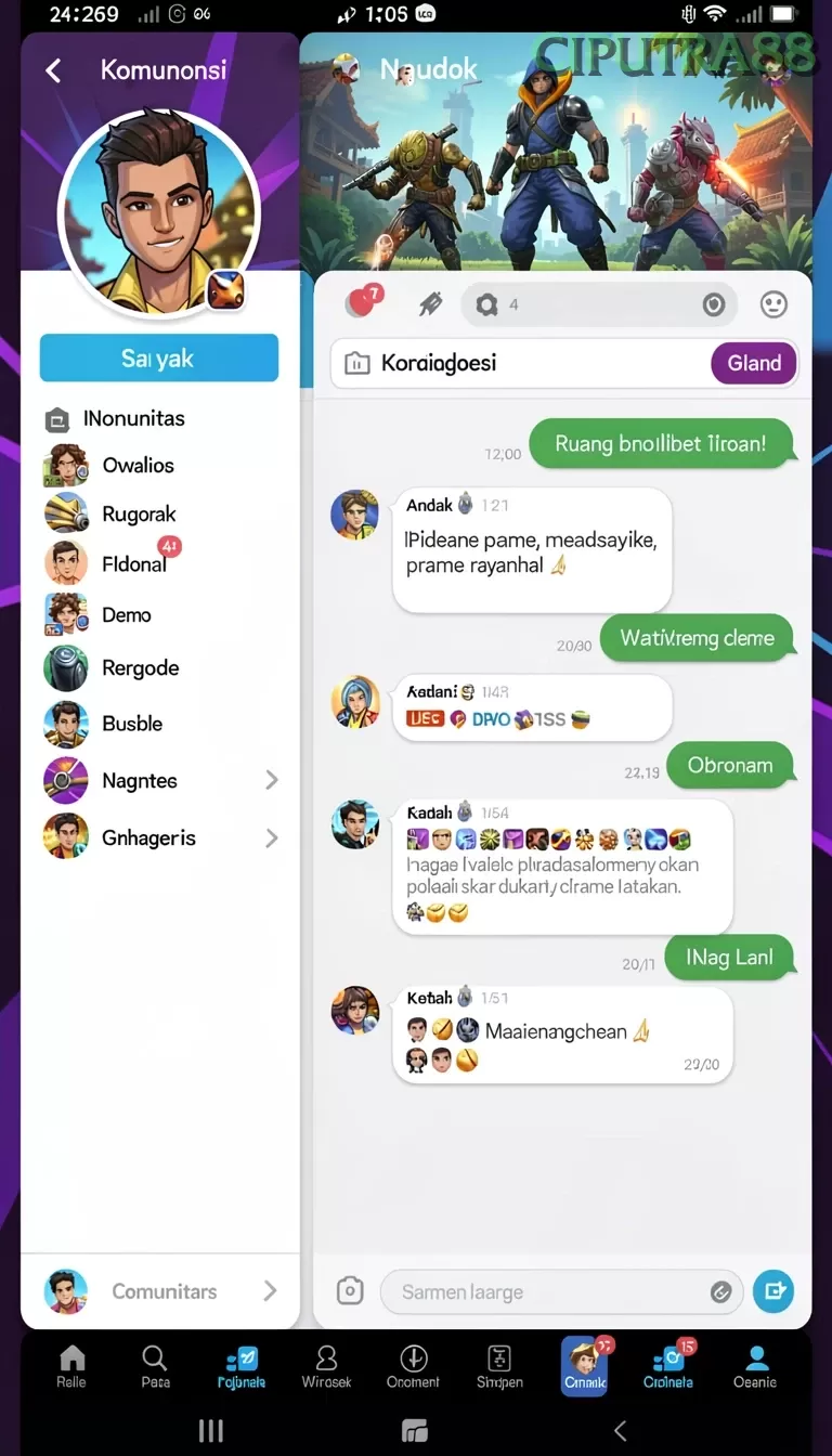 Cuplikan layar FUNGAME777 — pengaturan akun